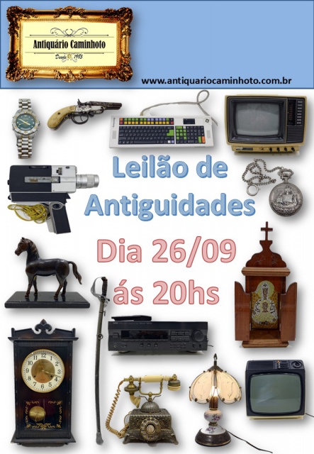 49º  LEILÃO ANTIQUARIO CAMINHOTO
