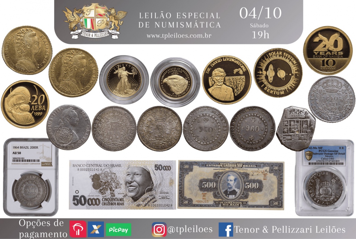 LEILÃO ESPECIAL DE NUMISMÁTICA