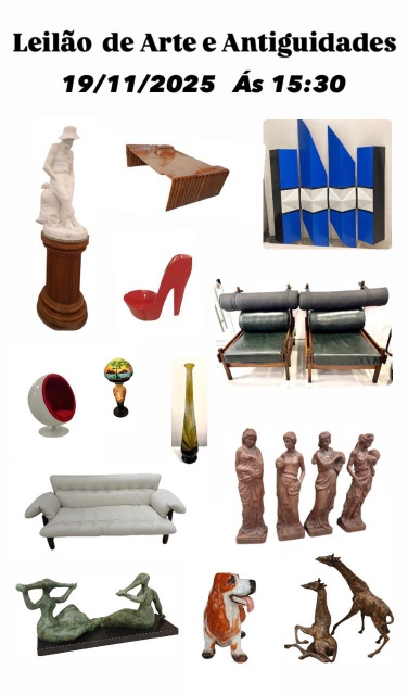 LEILÃO DE ARTE, ANTIGUIDADES, DESIGN E COLECIONISMO