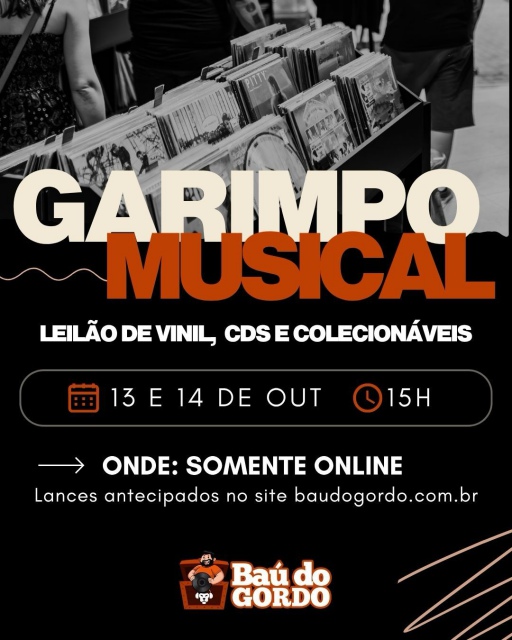 GARIMPO MUSICAL! 8º LEILÃO DE CDS LPS E COLECIONÁVEIS !