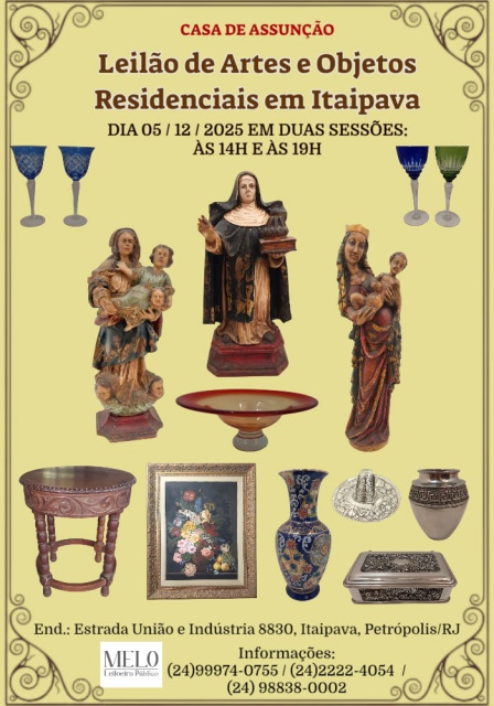 LEILÃO DE ARTE E ANTIGUIDADES