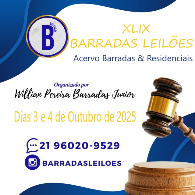XLIX- Barradas Leilões - Acervo Barradas & Residenciais