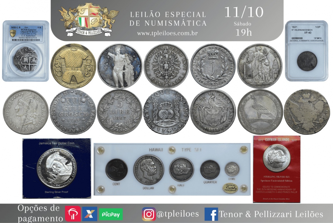 LEILÃO ESPECIAL DE NUMISMÁTICA