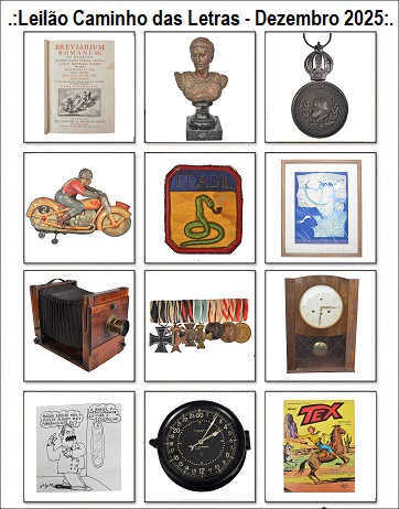 66º LEILÃO DE COLECIONISMO CAMINHO DAS LETRAS