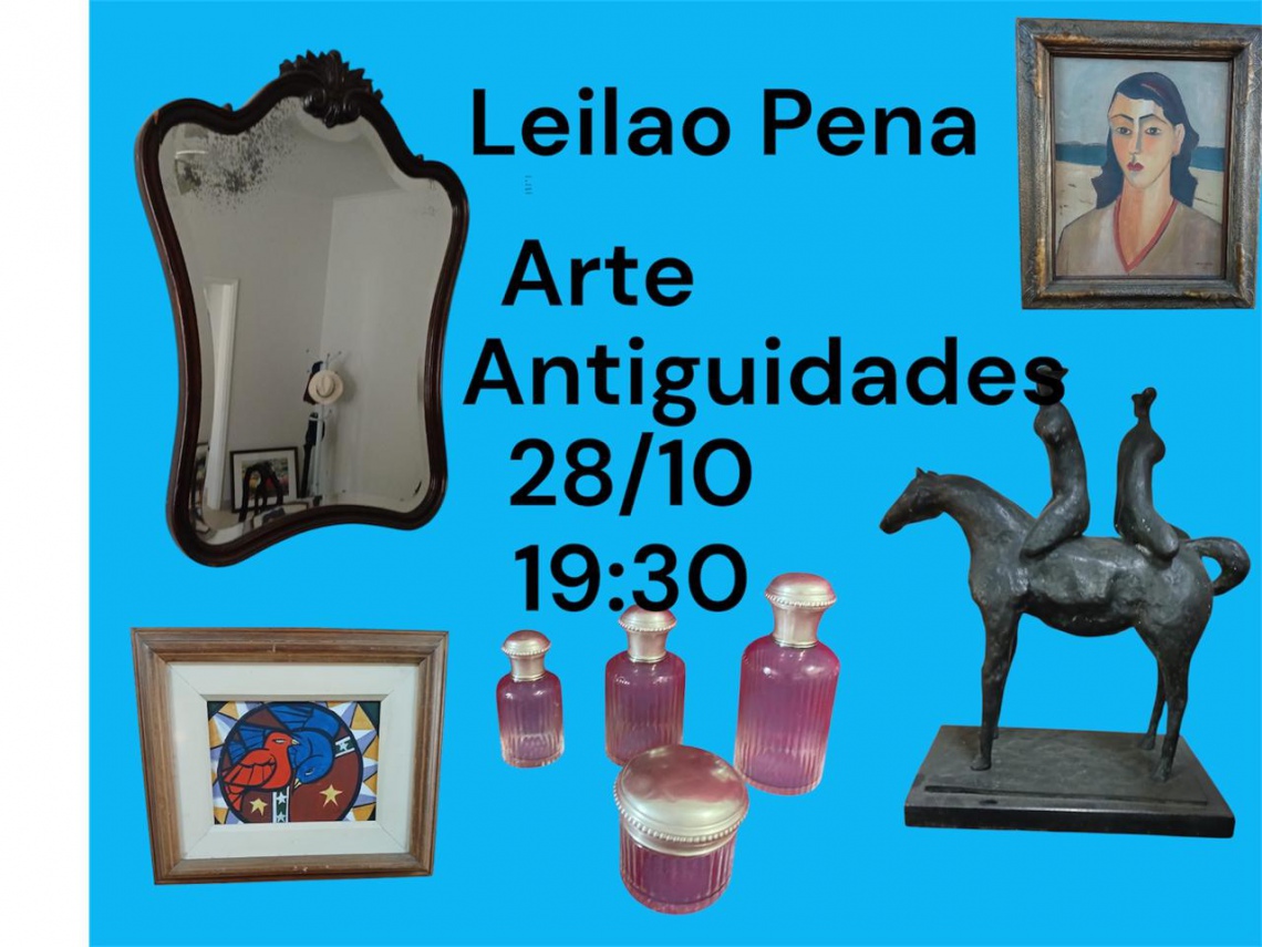Leilão Pena de Arte e Antiguidades - Outubro de 2025