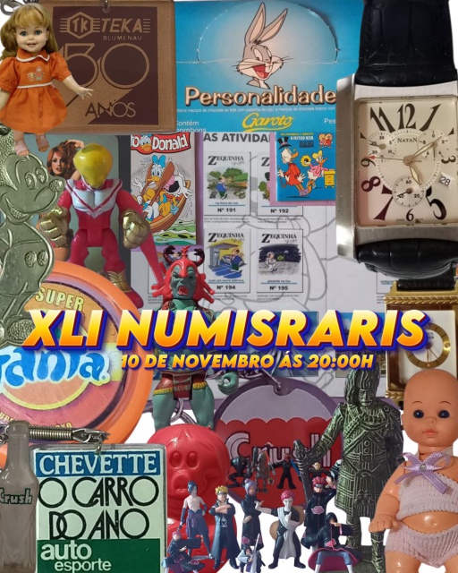 XLI  LEILÃO NUMISRARIS DE COLECIONÁVEIS E ANTIGUIDADES