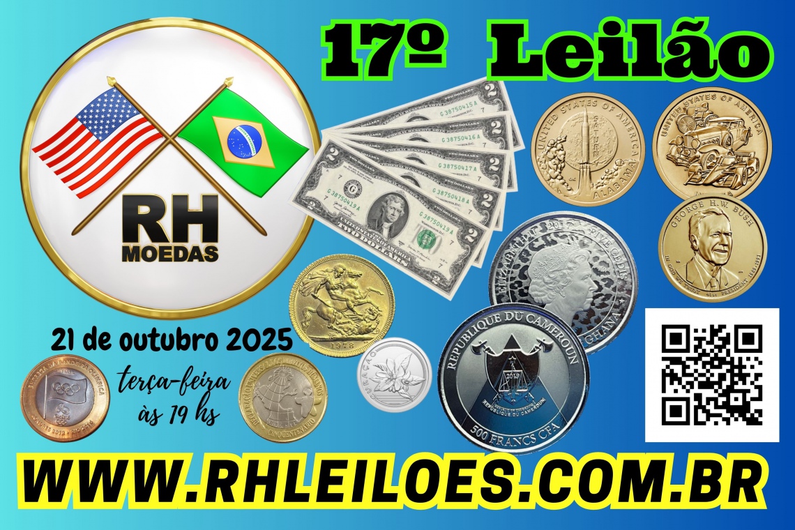 17º Leilão RH Moedas
