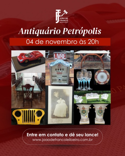 LEILÃO ANTIQUÁRIO PETRÓPOLIS - NOVEMBRO 2025