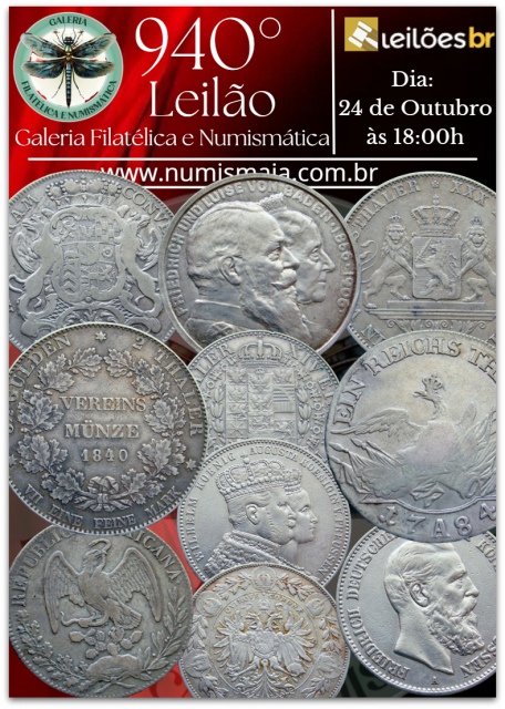 940. Leilão Galeria Filatélica e Numismática