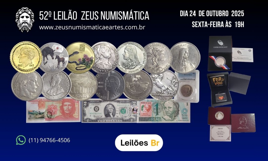 53º LEILÃO ZEUS NUMISMÁTICA