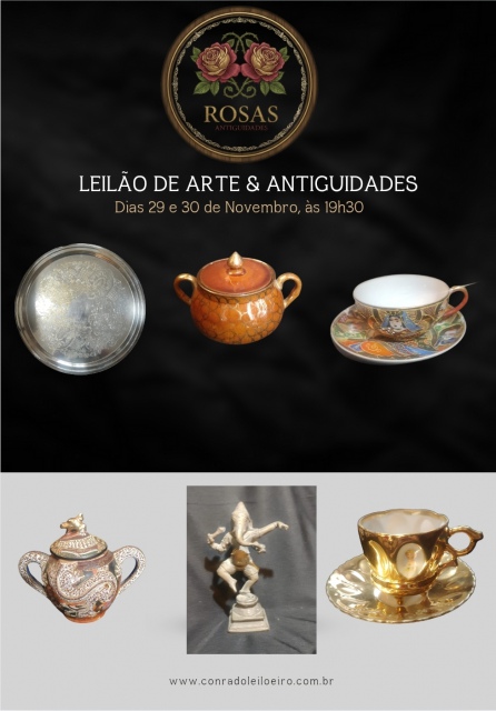 LEILÃO ROSAS ANTIGUIDADES