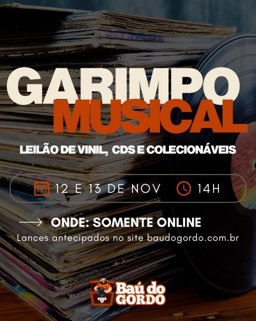 GARIMPO MUSICAL 11º LEILÃO DE CDS LPS E COLECIONÁVEIS !