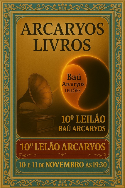 10   (56) Leilão Especial Baú Arcaryos por Arcaryos Livros + Peças