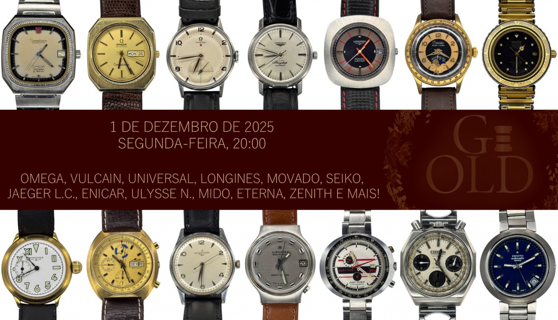 Relógios - É Old but Gold Leilões