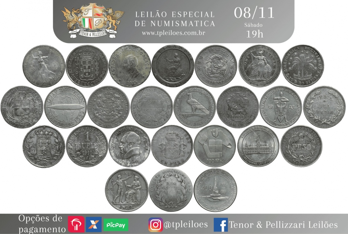 LEILÃO ESPECIAL DE NUMISMÁTICA