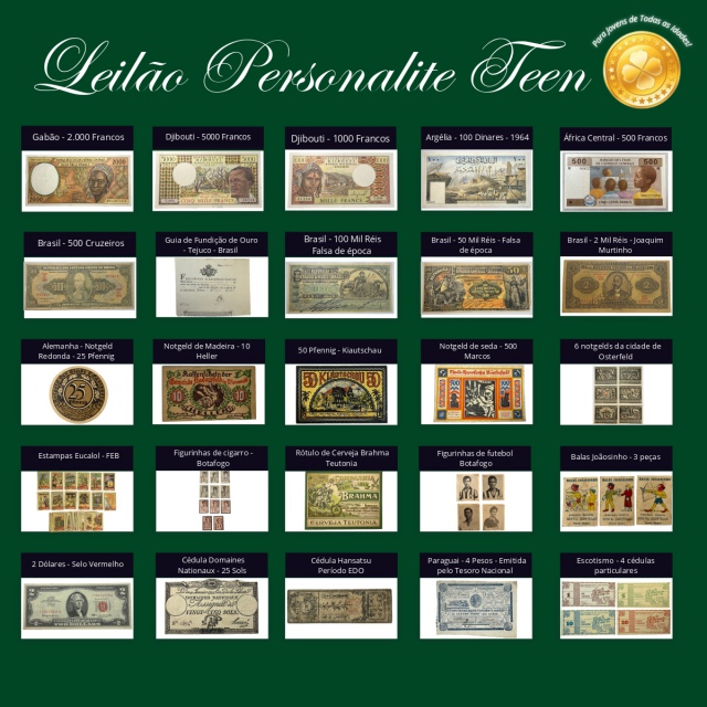Leilão Personalite Teen