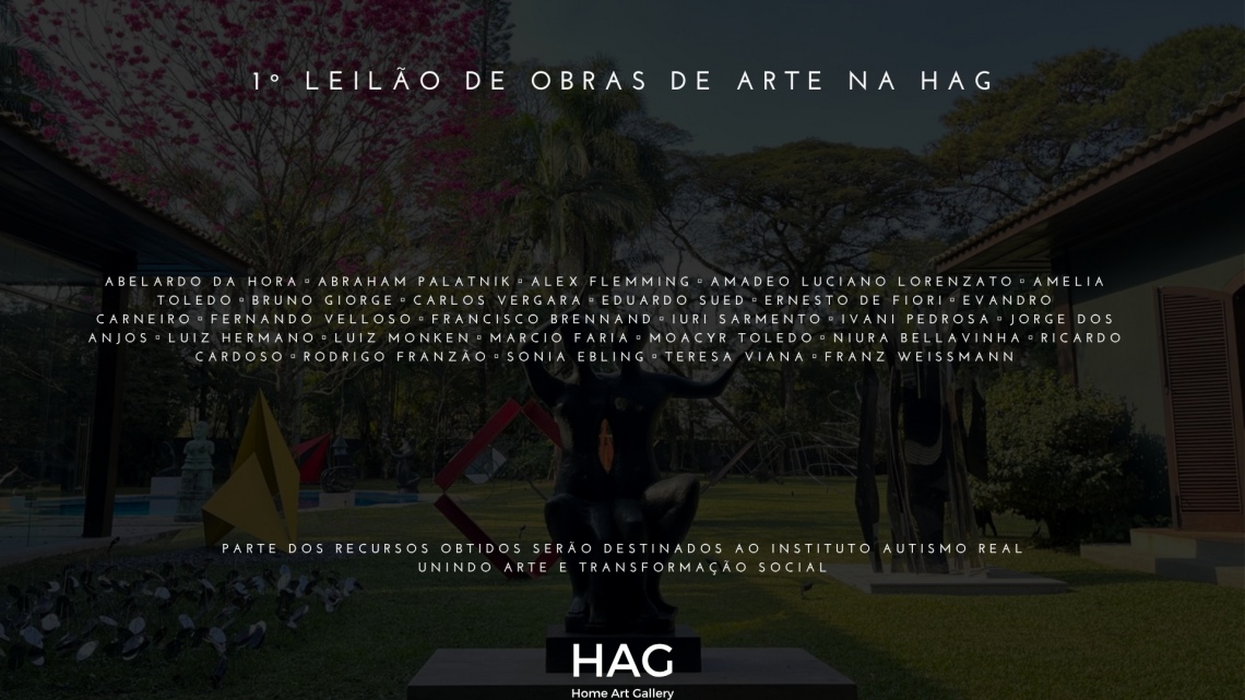 LEILÃO HAG - O PULSO DA ARTE