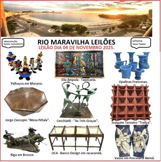 RIO X MARAVILHA LEILÕES - LEILÃO DE ARTE E ANTIGUIDADES NOVEMBRO 2025