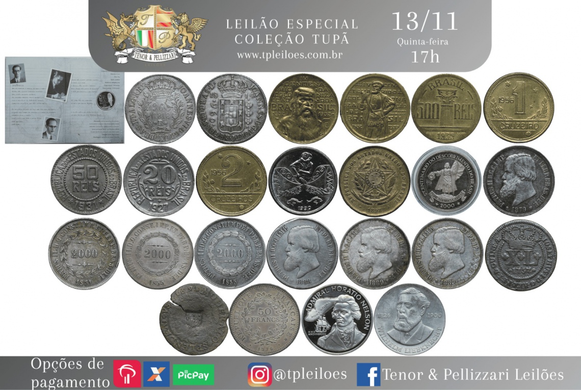 LEILÃO ESPECIAL - COLEÇÃO TUPÃ