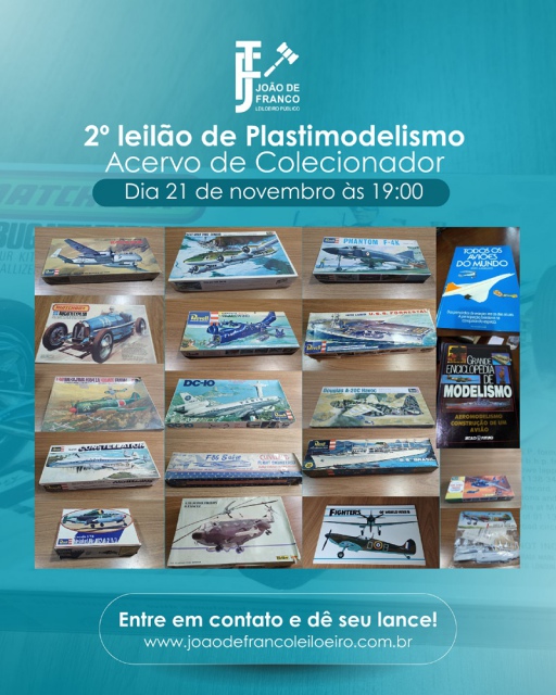 2º LEILÃO DE PLASTIMODELISMO GARIMPARIA IMPERIAL ACERVO DE COLECIONADOR