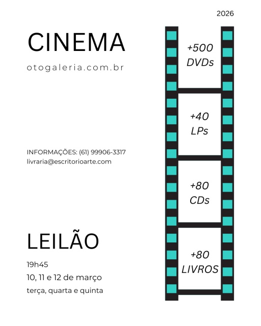 CINEMA - DVDs, trilhas sonoras (LPS e CDs), livros