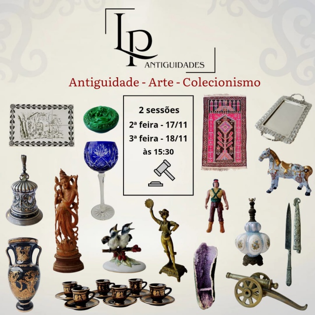 LEILÃO LP ANTIGUIDADES - Antiguidade, Arte e Colecionismo