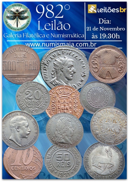 982º Leilão Galeria Filatélica e Numismática