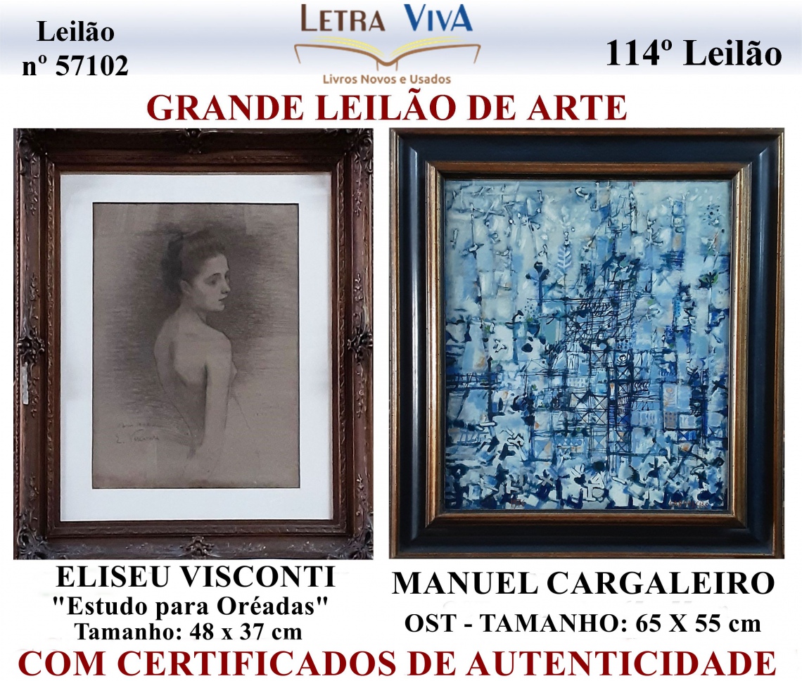 114ª LEILÃO LETRA VIVA - ESPECIAL DE ARTE