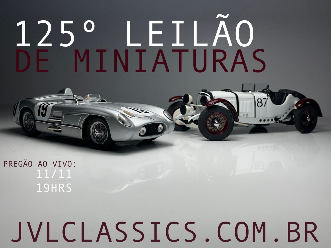 125º  Leilão de Miniaturas JVL Classics - Caminhões e Carros 1/24 e 1/32