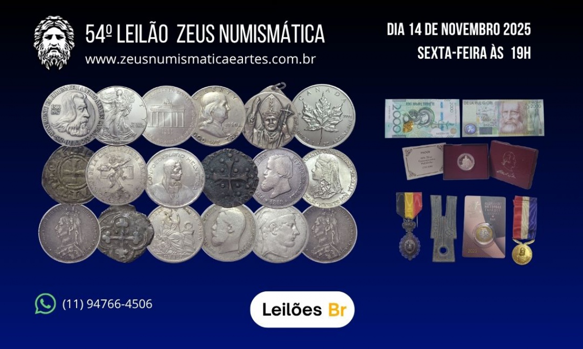 54º LEILÃO ZEUS NUMISMÁTICA