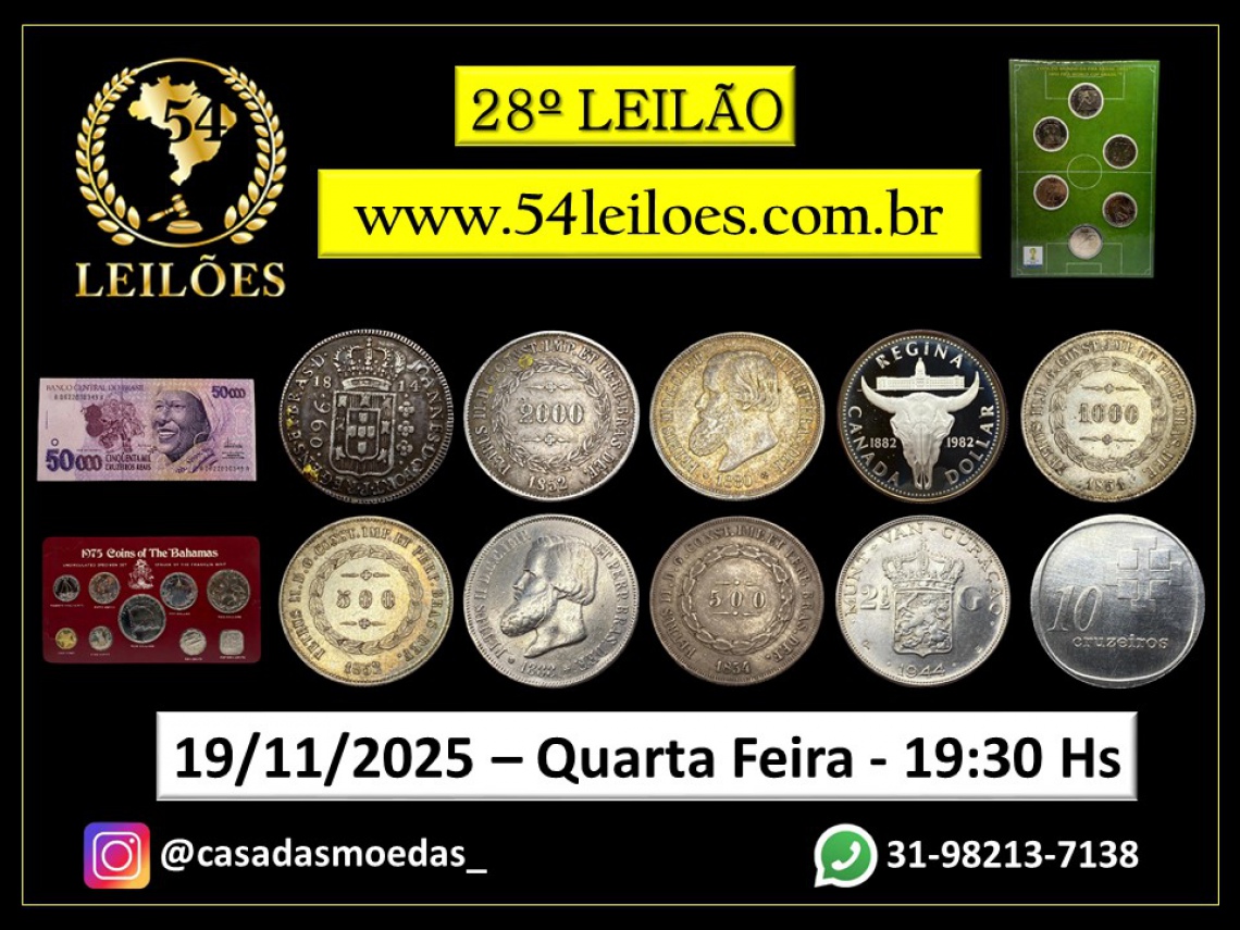 28º LEILÃO DE NUMISMÁTICA
