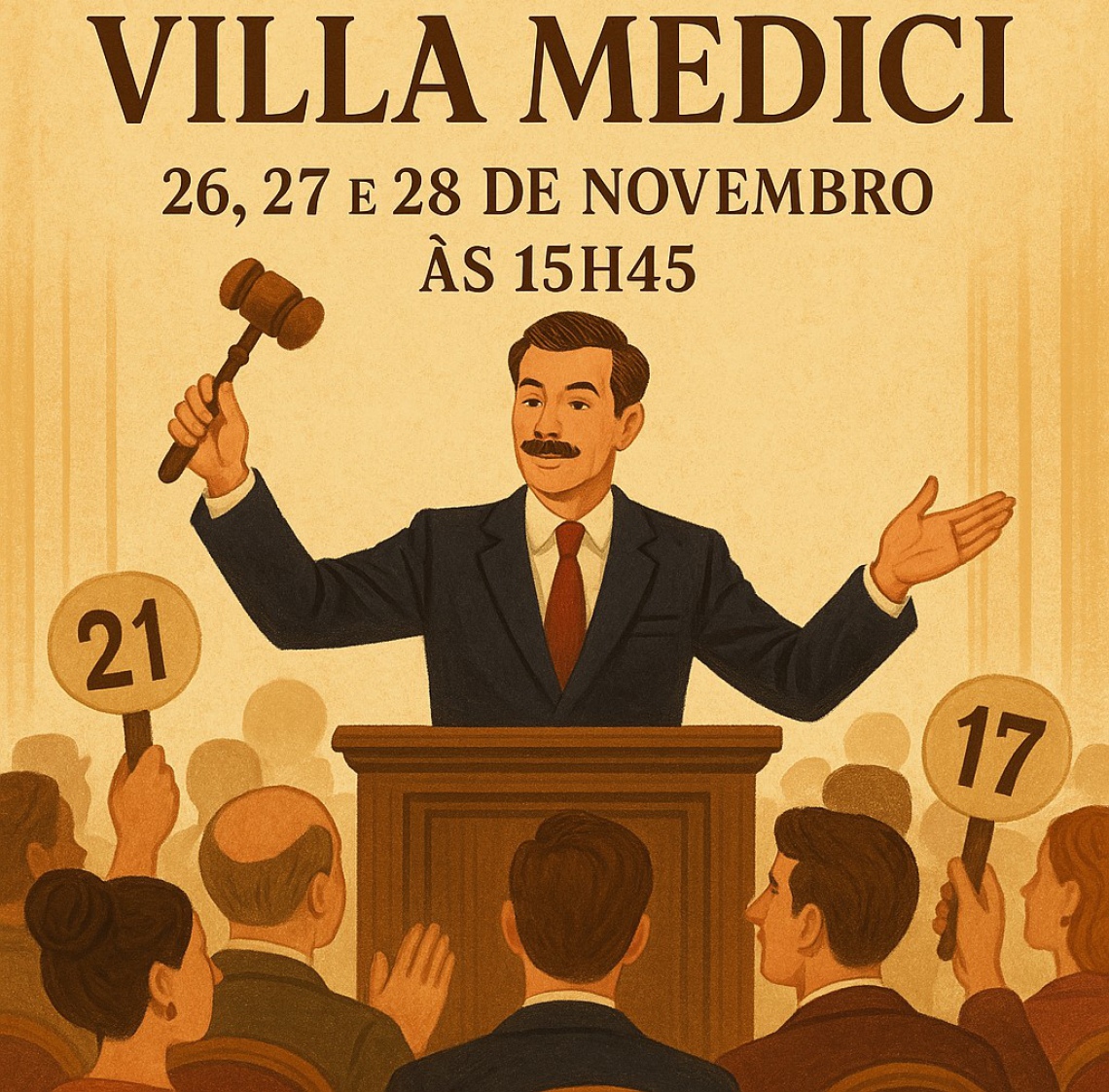 LEILÃO VILLA MÉDICI