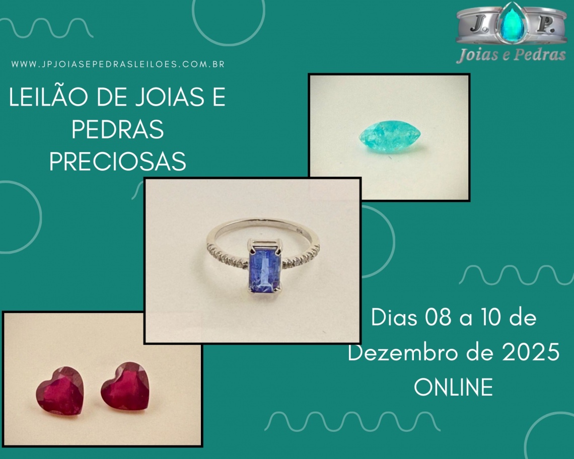 46º Leilão de Joias e Pedras Preciosa - Leia as Instruções