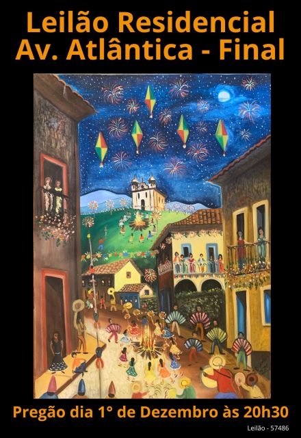 RESIDENCIAL AV. ATLÂNTICA- / FINAL - MÓVEIS / TAPETES / QUADROS / GRAVURAS / ITENS REMANESCENTES