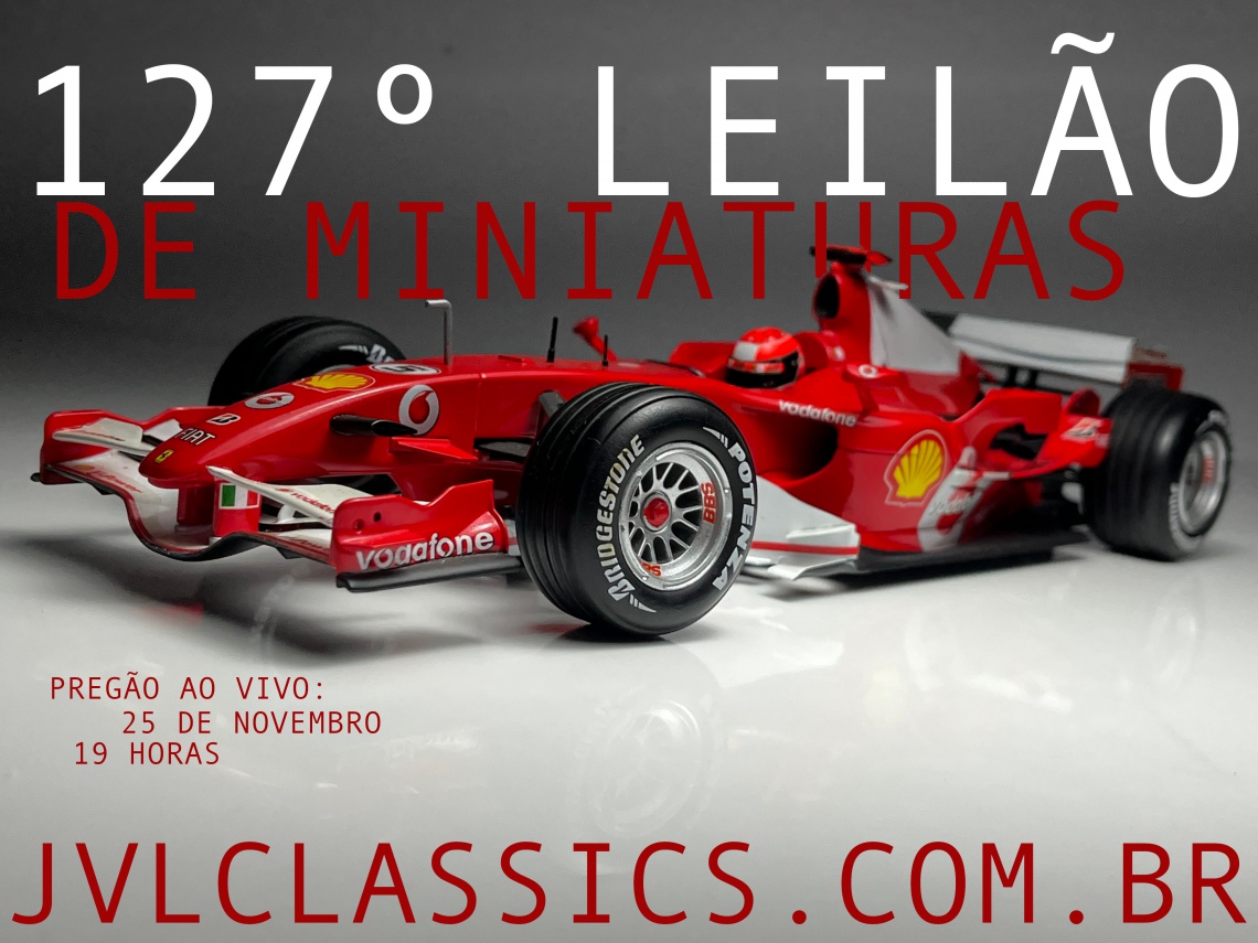 127º  Leilão de Miniaturas JVL Classics - 1/18 Sport Cars II