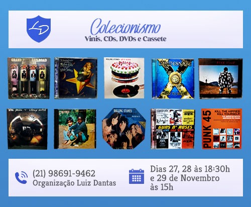 LD Colecionismo, Vinis, CDs, DVDs e K7