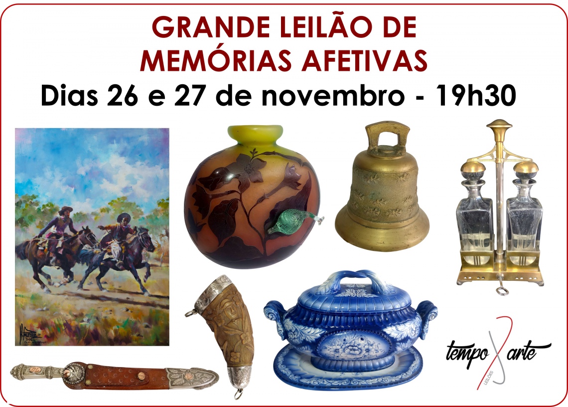 GRANDE LEILÃO DE MEMÓRIAS AFETIVAS!