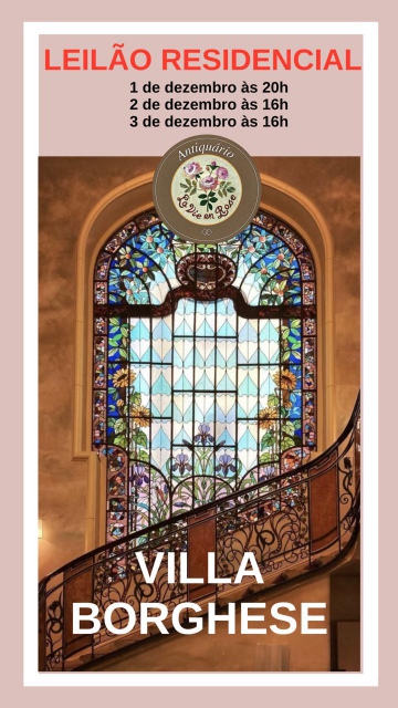 LEILÃO RESIDENCIAL - PALACETE VILLA BORGHESE - Jd Paulista - SP - 1 de dez às 20h e 2 de dez as 16h