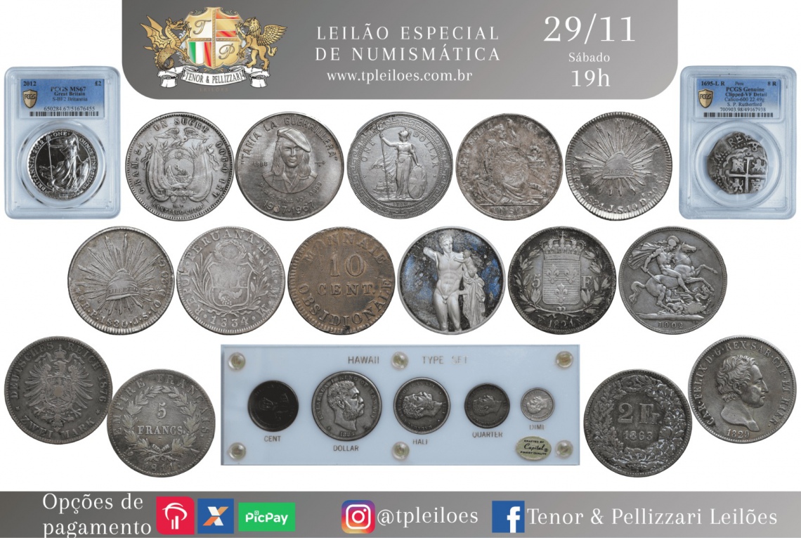 LEILÃO ESPECIAL DE NUMISMÁTICA