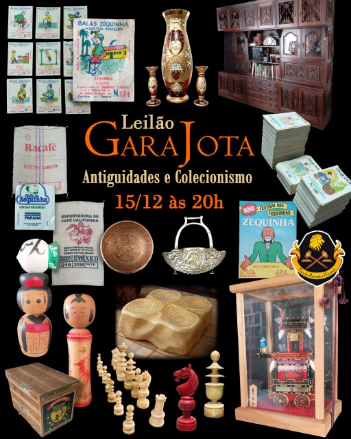 LEILÃO DE ARTE E ANTIGUIDADES, PEÇAS ORIENTAIS, CICLO CAFÉ, ERVA MATE