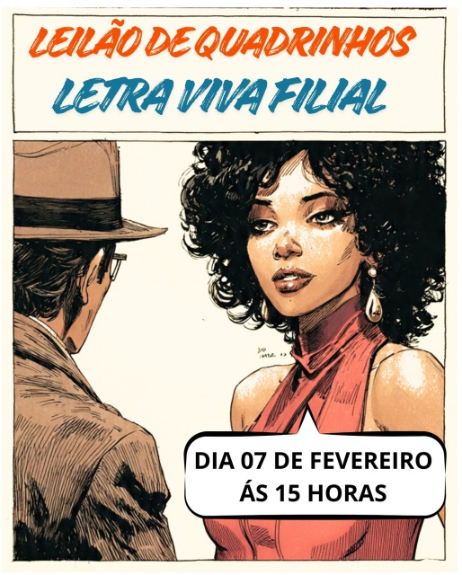 LEILÃO DE QUADRINHOS LETRA VIVA FILIAL