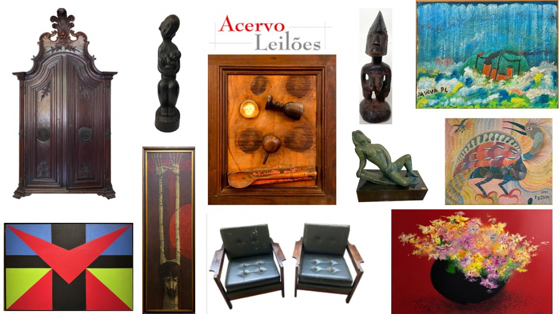 LEILÃO DE ARTES PLÁSTICAS,  ARTE POPULAR E MOBILIARIO - 05/02/2026 A PARTIR DAS 16h