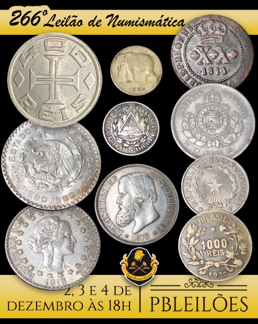 266º Leilão de Numismática