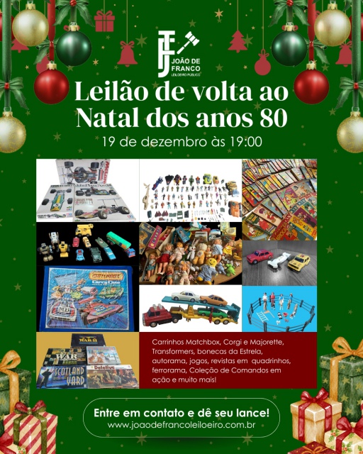 6º GRANDE LEILÃO DE BRINQUEDOS E COLECIONISMO