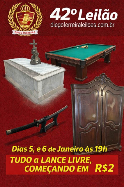 42º Leiläo residencial, Comercial e de Jazigo no Cemitério do Caju no RJ.