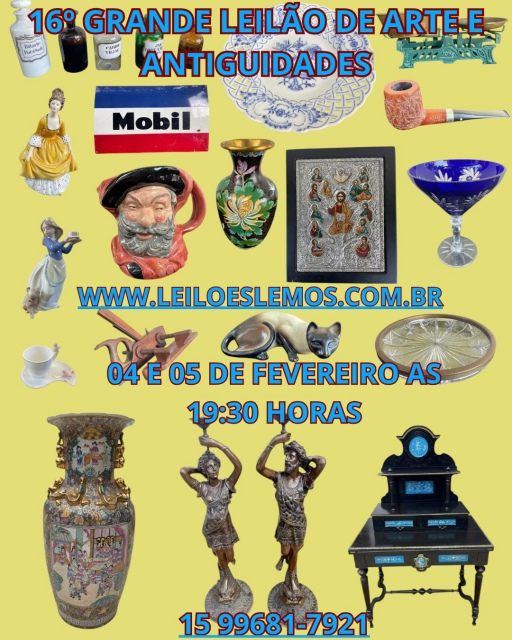 16º GRANDE LEILÃO DE ARTE E ANTIGUIDADES