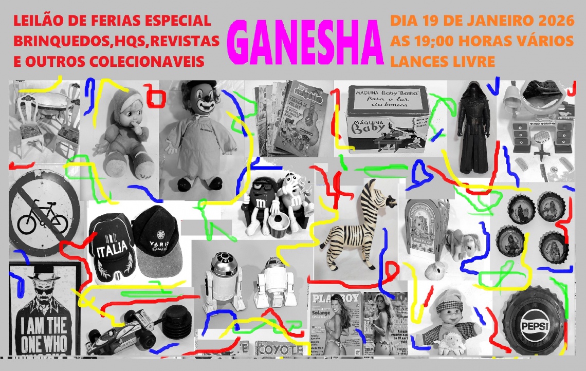 LEILÃO DE FERIAS SÓ DIVERSÃO GANESHA BRINQUEDOS ,HQS,REVISTAS ENTRE OUTROS COLECIONAVEIS