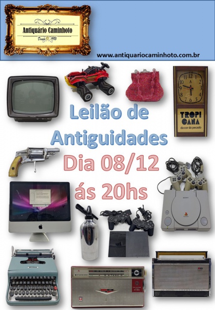 52º  LEILÃO ANTIQUARIO CAMINHOTO