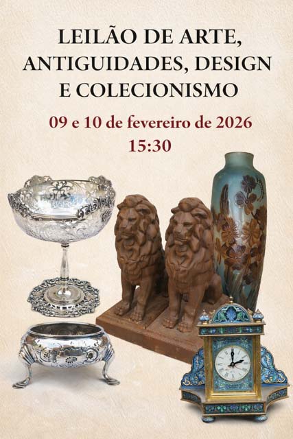 LEILÃO DE ARTE, ANTIGUIDADES, DESIGN E COLECIONISMO