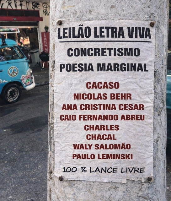 116 LEILÃO LETRA VIVA - POESIA MARGINAL - 100% LANCE LIVRE
